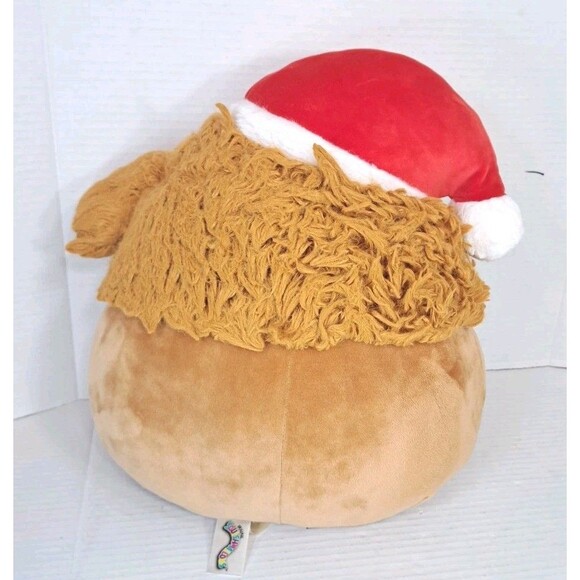 Squishmallows Benny Bigfoot Christmas 12" Yeti Sasquatch Plush w/ Santa Hat Soft - Picture 3 of 5